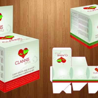 Clannis - Termékdoboz csomagolás tervezés