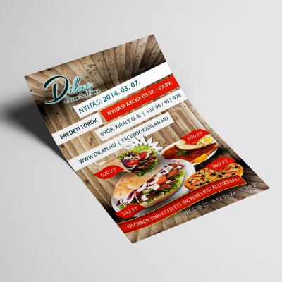 Dilan Döner & Pizza - Szórólap tervezés